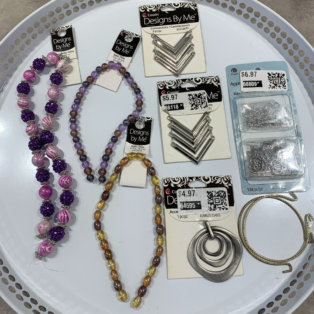 Lot of Jewelry Making Supplies